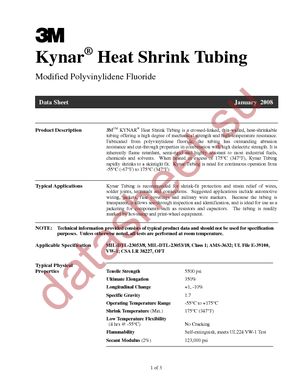 KYNAR-H 3/4 CR 48 IN 5/BOX datasheet  